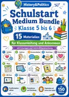 Vorschau - Arbeitsblätter - Schulstart Medium Bundle Klasse 5 bis 6 Arbeitshefte für Klassenleitung und Ankommen - Deckblatt