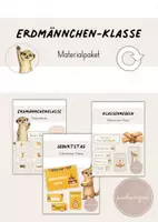Vorschau - Poster - Materialpaket: Erdmännchen / Erdmännchenklasse - Deckblatt