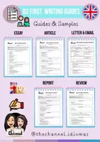 Vorschau - Merkblätter - B2 FIRST WRITING GUIDES – Learning Pack - Deckblatt