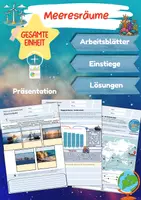 Vorschau - Arbeitsblätter - Meeresräume - Gesamte Einheit (Arbeitsblätter & Präsentationen) - Deckblatt