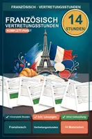 Vorschau - Arbeitsblätter - Französisch Vertretungsstunden Paket – 14 komplette Stunden mit Lösungen - Deckblatt