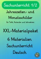 Vorschau - Arbeitsblätter - Das große Jahreszeitenpaket für Klasse 1–2 - Deckblatt