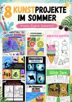 Vorschau - Mal- und Bastelvorlagen - Kunst Sommer - Deckblatt
