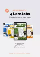 Vorschau - Arbeitsblätter - Materialpaket – Handwerkzeug Physik: Lernjobs 1–4 | sinnvolle Ziffern, Einheiten und Größen, direkte und indirekte Proportionalität, Rechnen mit Formeln - Deckblatt