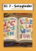 Vorschau - Arbeitsblätter - Materialpaket Satzglieder Klasse 7 (Unterrichtsreihe, Unterrichtsreihe) - Deckblatt