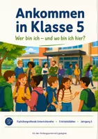 Vorschau - Spiele - Ankommen in Klasse 5 – Wer bin ich, und wo bin ich hier? - Deckblatt