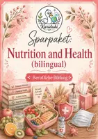 Vorschau - Arbeitsblätter - Sparpaket: Nutrition & Health – 17 Bilingual Biology Materials with Solutions | Berufliche Bildung - Deckblatt