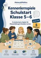 Vorschau - Arbeitsblätter - Kennenlernspiele Schulstart Klasse 5–6 - Deckblatt