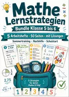 Vorschau - Arbeitsblätter - Mathe Lernstrategien Bundle Klasse 5 bis 6 - Deckblatt