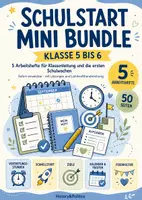 Vorschau - Arbeitsblätter - Schulstart Mini Bundle Klasse 5 bis 6 Klassenleitung erste Schulwochen - Deckblatt