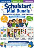 Vorschau - Arbeitsblätter - Schulstart Mini Bundle Klasse 5 bis 6 Klassengemeinschaft Sprache Respekt Ankommen - Deckblatt