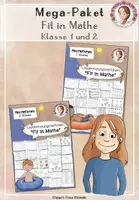Vorschau - Arbeitsblätter - Mathe-Wiederholung Klasse 1 & 2 – Fit in Mathe MEGA-Paket - Deckblatt