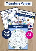 Vorschau - Spiele - Trennbare Verben | Spiele A1 | DaF DaZ - Deckblatt