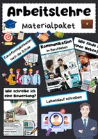 Vorschau - Stundenentwürfe - Arbeitslehre Materialpaket: Bewerbung, Berufsorientierung, Kommunikation, Unternehmen & Arbeitswelt - Deckblatt