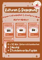 Vorschau - Stundenentwürfe - Kulturen - Respektvoll begegnen & Konflikte klären - Materialpaket | Ethik Klasse 7–9 - Deckblatt