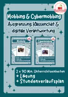 Vorschau - Stundenentwürfe - Mobbing & Cybermobbing | Materialpaket | Ethik Klasse 7–9 - Deckblatt
