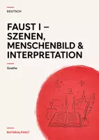 Vorschau - Stundenentwürfe - Faust I Unterrichtsmaterial & Klausuren – Prolog, Nacht, Studierzimmer und Walpurgisnacht - Deckblatt