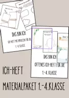 Vorschau - Arbeitsblätter - Materialpaket: ICH Heft zum Schuljahresbeginn - Deckblatt