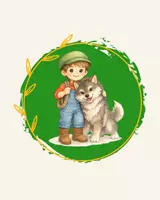 Voorbeeld - Materiaal pakket 'Peter en de Wolf' - Voorblad
