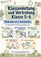 Vorschau - Arbeitsblätter - Klassenleitung und Vertretung Klasse 5–6 - Deckblatt