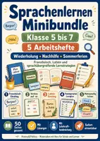 Vorschau - Arbeitsblätter - Sprachenlernen Minibundle Klasse 5 bis 7 - Deckblatt