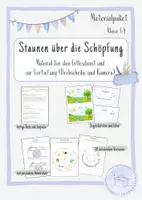Vorschau - Stundenentwürfe - Staunen über die Schöpfung - Material für den Gottesdienst und zur Vertiefung (Drehscheibe/Kamera) - Deckblatt