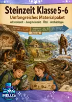 Vorschau - Arbeitsblätter - Steinzeit Klasse 5/6: Wachsendes Materialpaket - Deckblatt