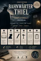 Vorschau - Unterrichtsreihen - Bahnwärter Thiel: Komplettpaket (6 Materialien) | Gerhart Hauptmann | Lektürebegleitung, Figuren, Erzähltechnik, Motive, Kursarbeiten | Naturalismus, Antiheld, Sekundenstil | Deutsch Kl. 9–12 - Deckblatt