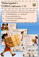 Vorschau - Arbeitsblätter - Materialpaket L CURSUS Lektionen 1-12 - Deckblatt