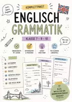 Vorschau - Arbeitsblätter - Englisch Grammatik Komplettpaket Klasse 7–9: 10 Übungspakete mit Lösung (Zeitformen, Conditionals, Passive, Reported Speech, Relativsätze u.v.m.), differenziert - Deckblatt