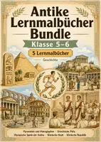 Vorschau - Arbeitsblätter - Antike Lernmalbücher Bundle Klasse 5–6 - Deckblatt