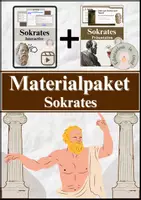 Vorschau - Arbeitsblätter - Materialpaket Sokrates - Leben & Philosophie - Deckblatt