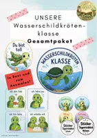 Vorschau - Unterrichtsreihen - Unsere Klasse - Wassersschildkrötenklasse Gesamtpaket - Deckblatt