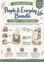 Vorschau - Arbeitsblätter - Englisch Leseverstehen: People & Everyday Life Bundle | 6 Themenpakete | Reading Comprehension Klasse 5–7 - Deckblatt