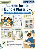 Vorschau - Arbeitsblätter - Lernen lernen Bundle Klasse 5–6 – 5 Hefte - Deckblatt