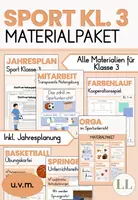 Vorschau - Arbeitsblätter - Materialpaket Sport Klasse 3 - Deckblatt
