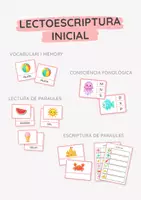 Vista previa - Hojas de trabajo - Pack de lectoescriptura inicial d’estiu - Portada