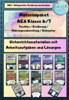 Vorschau - Stundenentwürfe - ✅ Materialpaket - AES Klasse 6/7 -Textiles / Ernährung / Nahrungszubereitung / Einkaufen - Deckblatt