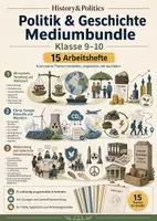 Vorschau - Arbeitsblätter - Politik & Geschichte Mediumbundle Klasse 9–10 - Deckblatt
