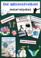 Vorschau - Arbeitsblätter - Willensfreiheit Materialpaket: Freier Wille, Determinismus, Kompatibilismus - Deckblatt