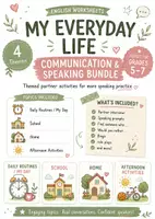Vorschau - Arbeitsblätter - Speaking & Communication Bundle: Everyday Life – 4 Pakete rund um Schule, Zuhause & Tagesablauf für einen kommunikativen Englischunterricht - Deckblatt