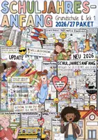 Vorschau - Arbeitsblätter - Schuljahresbeginn - Schuljahr 2026/27 - 🏫 XXL Starterpaket NEU Schuljahresanfang Klassenlehrer - Deckblatt