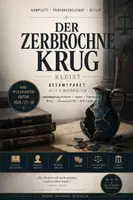Vorschau - Stundenentwürfe - Der zerbrochne Krug (Kleist) – Gesamtpaket: Alle 6 Materialien | Lektürebegleitung mit Variant, Figuren, Dramenanalyse, Motive, 3 Klausuren mit EHZ, Ethik-Transfer | KMK-Pflichtlektüre Abitur 2026/27/28 | Kl. 10–12 - Deckblatt