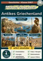 Vorschau - Stundenentwürfe - Antikes Griechenland | Materialpaket - Deckblatt