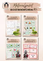 Vorschau - Arbeitsblätter - Buchstabeneinführung R - Materialpaket - Deckblatt