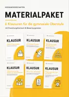 Vorschau - Arbeitsblätter - SoWi-Klausuren Oberstufe – Demokratie, Staat, Verfassung & politische Theorie - Deckblatt