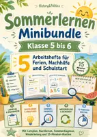 Vorschau - Arbeitsblätter - Sommerlernen Minibundle Klasse 5 bis 6 - Deckblatt