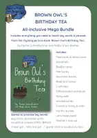 Vista previa - Unidades / Secuencias / Situaciones de Aprendizaje - Brown Owl's Birthday Tea - MEGA BUNDLE - Portada