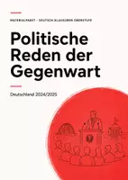 Vorschau - Arbeitsblätter - Politische Reden der Gegenwart 2024/2025 – Materialpaket Deutsch-Klausuren Oberstufe - Deckblatt
