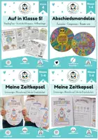 Vorschau - Unterrichtsreihen - Abschluss Klasse 4 Materialpaket - 4 Materialien für die letzten Schultage l Grundschule Kunst ohne Vorbereitung - Deckblatt